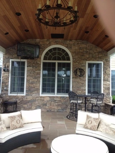 Stone work on home in Annapolis, MD.